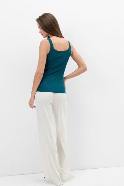 Green Superior Cotton Racer Back Vest Top, 5601_187K, large image number 2