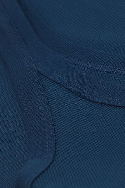 Blue Racer Back Vest Top, , large image number 4