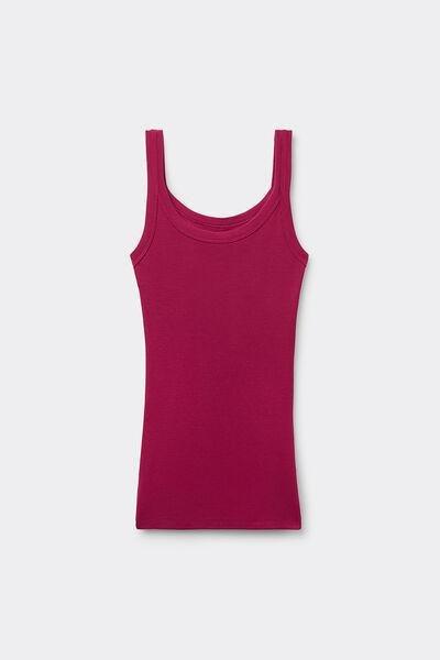 Red Racer Back Vest Top, , large image number 2