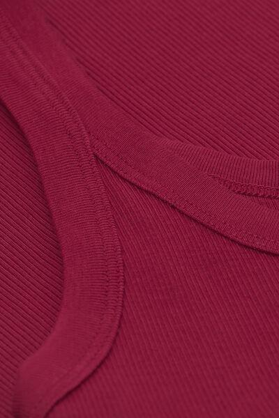 Red Racer Back Vest Top, , large image number 4