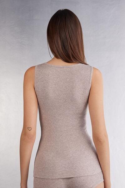 Brown Effortless Beauty Vest Top, 5601_767J, large image number 3