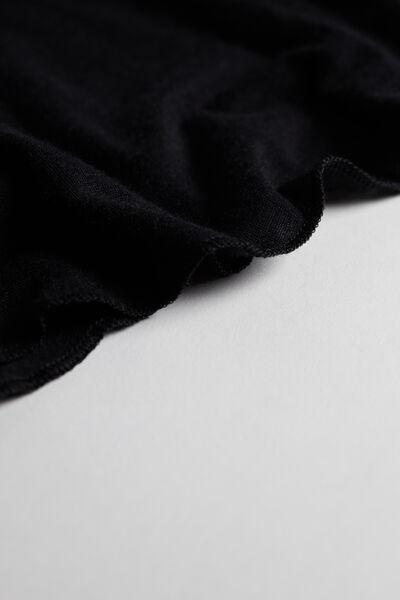 Black Ultralight Wide-Shoulder Top, , large image number 5