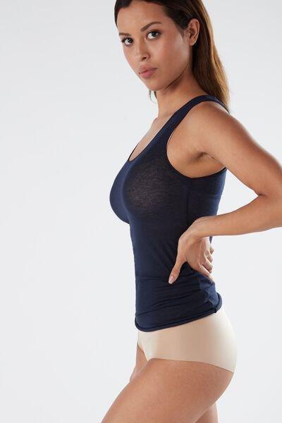 Blue Ultralight Wide-Shoulder Top, , large image number 4