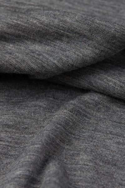 Grey Wool Wide Straps Tanktop, Aluminium Grey Blend, large image number 4