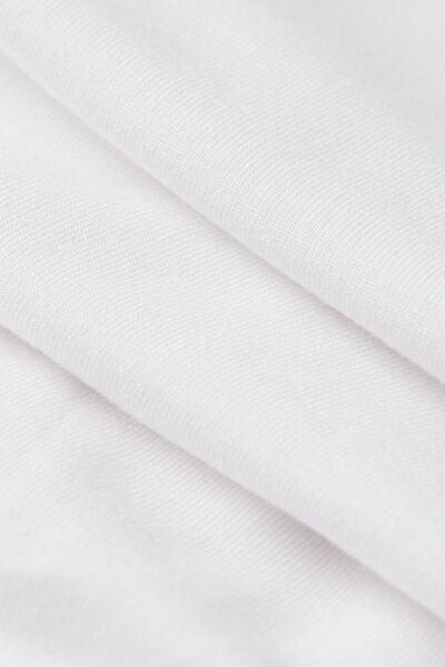 White Sleeveless Turtleneck Shirt, Milk White, large image number 4