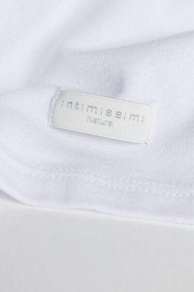 White Wide Straps Vest, , large image number 4