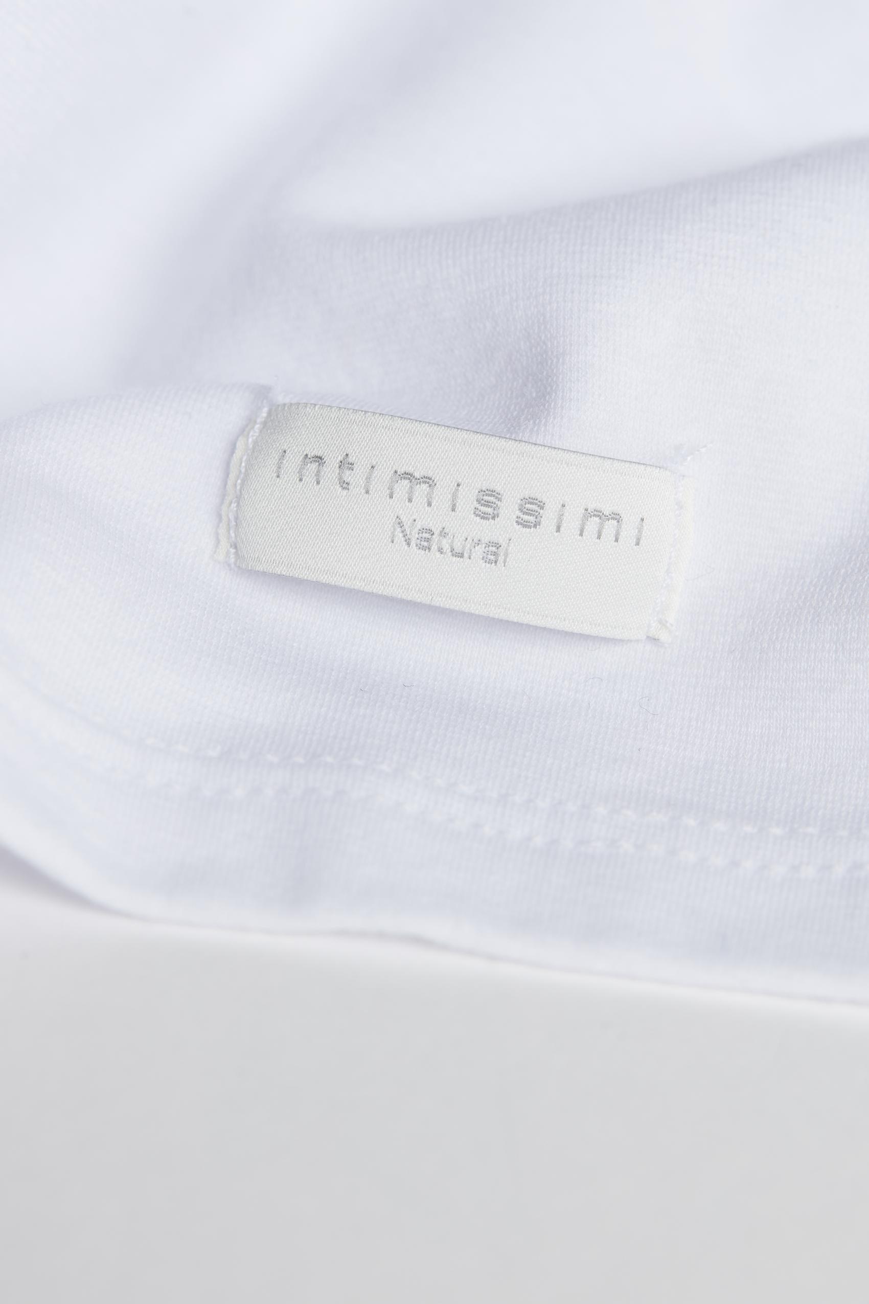 Intimissimi - صدرية قطنية بيضاء بحمالات عريضة ، للنساء