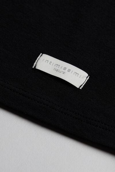 Black Wide Strap Tank Top, , large image number 6