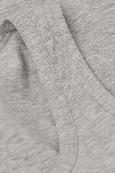 Grey Blend Cotton Wide Straps Vest, , large image number 5