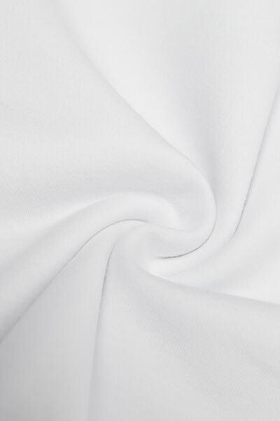 White Ribbed Cotton Vest Top, White, large image number 10