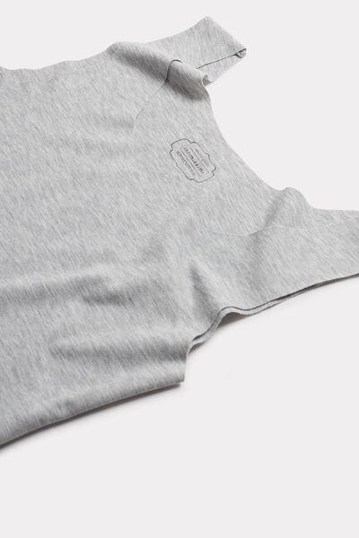 Grey Round-Neck Vest Top, , large image number 14