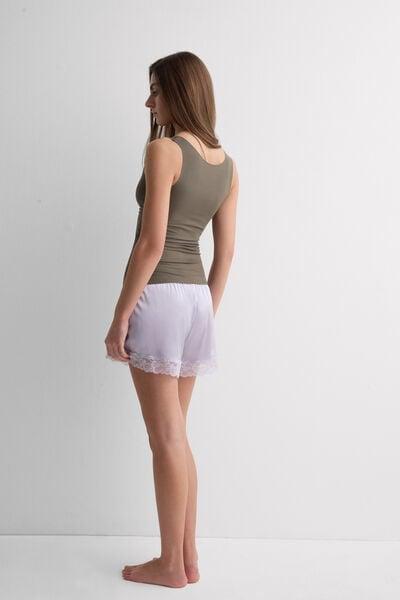 Green Round-Neck Raw-Cut Cotton Vest Top, 5601_660J, large image number 2