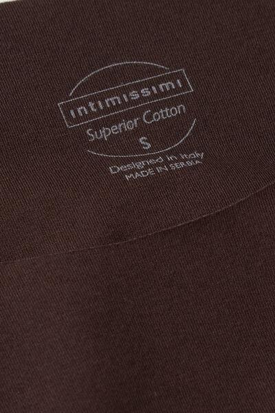 Brown Round-Neck Vest Top, , large image number 4