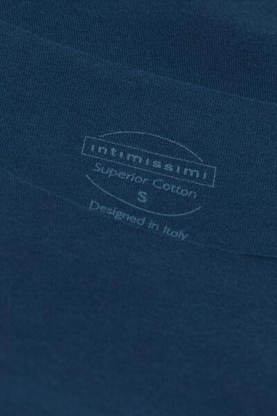 Navy Round-Neck Raw-Cut Vest Top, , large image number 4