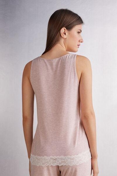 Pink Modal Vest Top, , large image number 3