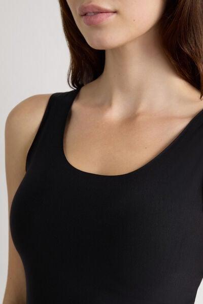 Black Superior Comfort Tank Top, Black, large image number 5