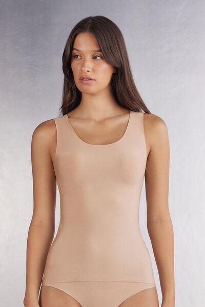 Beige Superior Comfort Tank Top, , large image number 0