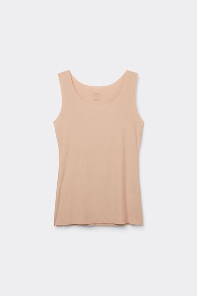 Beige Superior Comfort Tank Top, , large image number 2