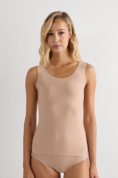 Beige Superior Comfort Tank Top, Soft Beige, medium