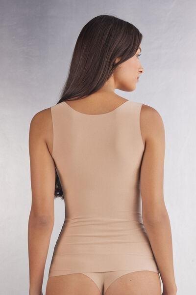 Beige Superior Comfort Tank Top, , large image number 3