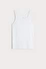 Intimissimi - White Sleeveless Vest Top With Round Neck
