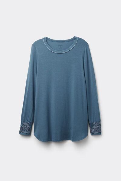 Blue Pretty Flowers Modal Top, , large image number 2