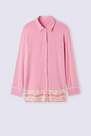 Intimissimi - Pink Pretty Flowers Button-Up Modal Top