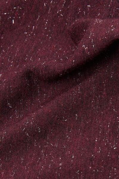 Burgundy High-Neck Cashmere Top, 5601_032K, large image number 6