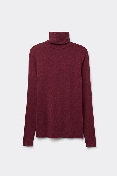 Red Modal Lam Cashmere Blouse, , large image number 2