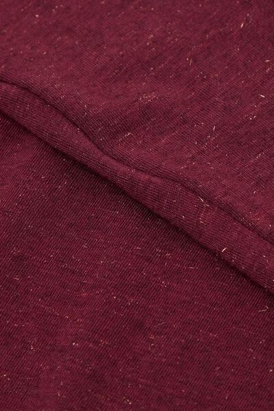 Red Modal Lam Cashmere Blouse, , large image number 4