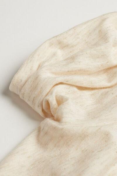 White Cashmere High-Neck Top, 5601_843I, large image number 4