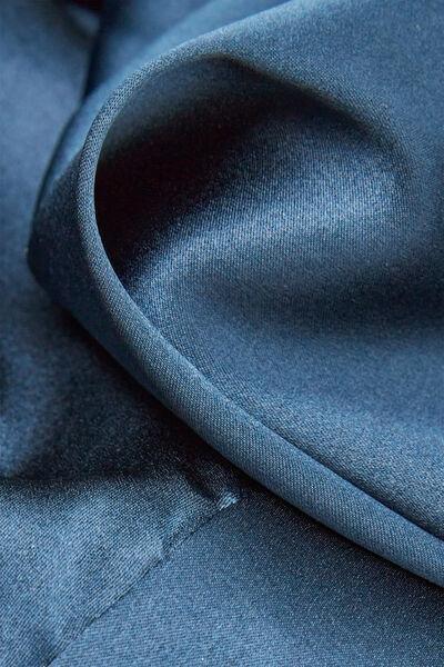 Navy Silk Shirt, , large image number 4