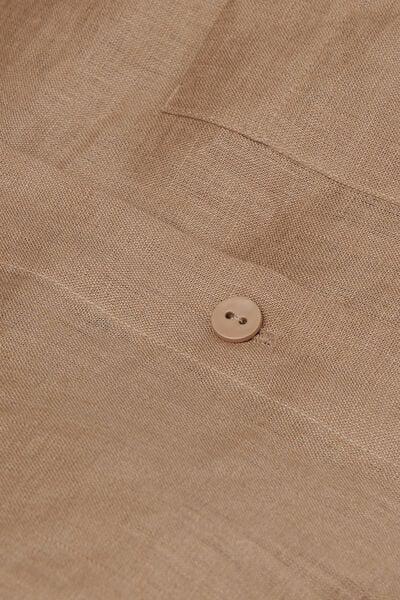 Beige The Pure Linen Plain-Weave Linen Shirt, 5601_166K, large image number 4