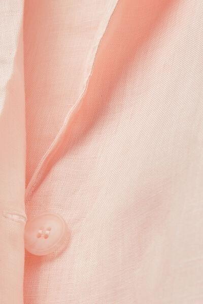 Pink Unstructured Jacket, , large image number 3
