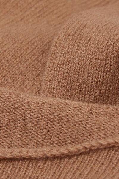 Brown Long-Sleeved Cashmere Blouse, , large image number 4