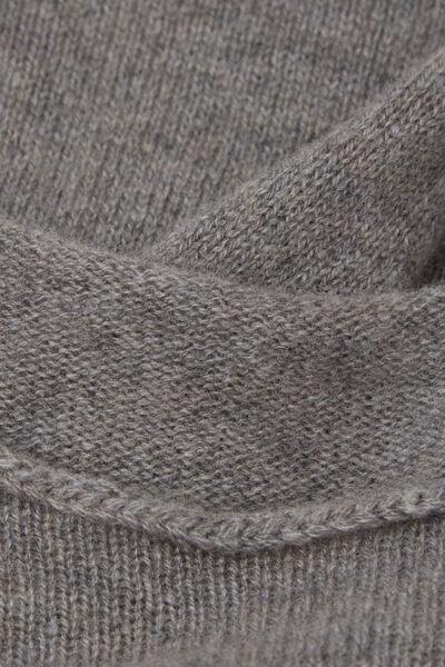 Grey Long-Sleeved Cashmere Blouse, , large image number 4