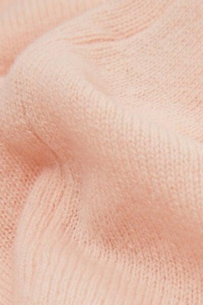 Pink Long-Sleeved 100% Cashmere Top, 5601_852J, large image number 4