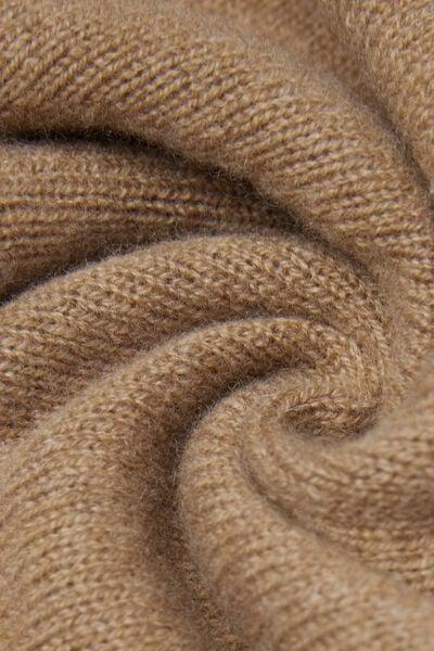 Camel Long-Sleeved 100% Cashmere Top, 5601_982J, large image number 4