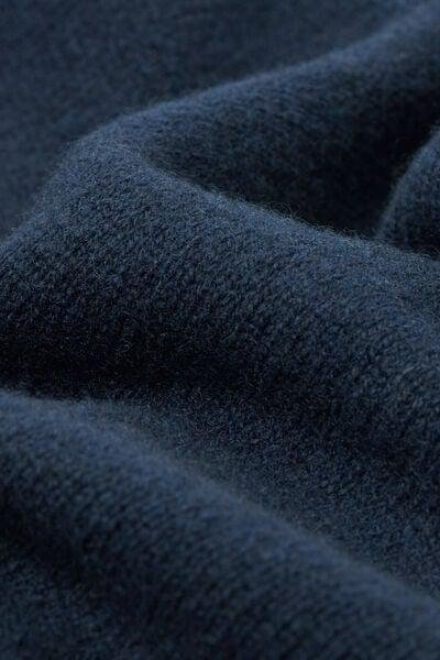 Navy Belted 100% Cashmere Cardigan, Intense Blue, large image number 4