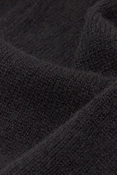 Black Belted 100% Cashmere Cardigan, 5601_710J, large image number 4