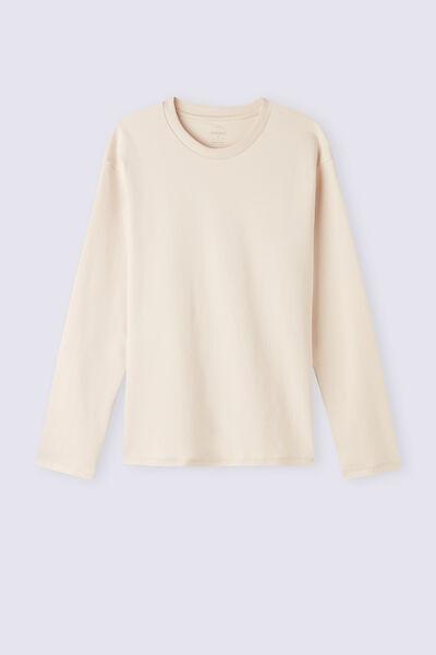 Cream Long-Sleeved Top, , large image number 2