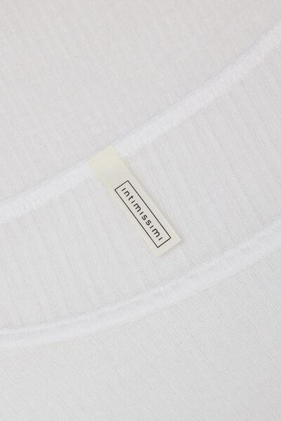 White Long-Sleeved Cashmere Blouse, , large image number 4