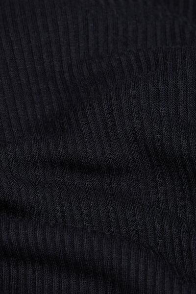Black Long-Sleeved Blouse, , large image number 4