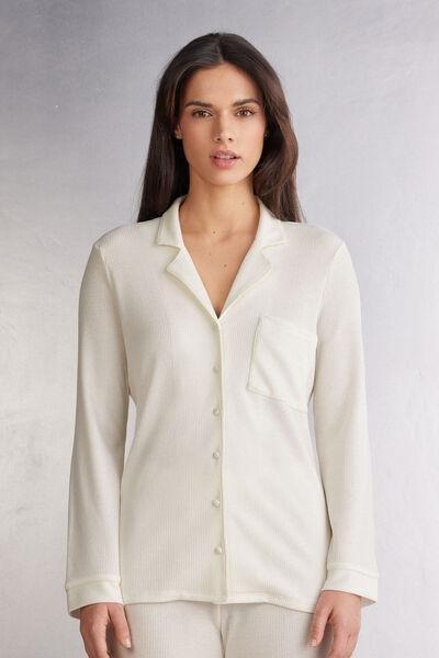 White Button-Down Top, , large image number 0