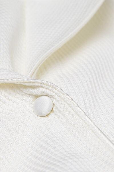 White Button-Down Top, Powder White, large image number 4