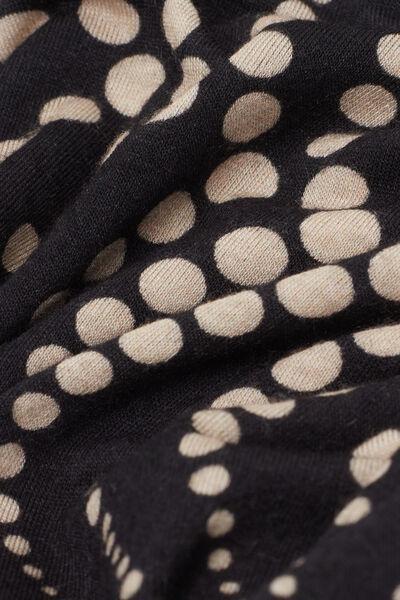 Black Printed Long Sleeve Top, 5601_854J, large image number 4