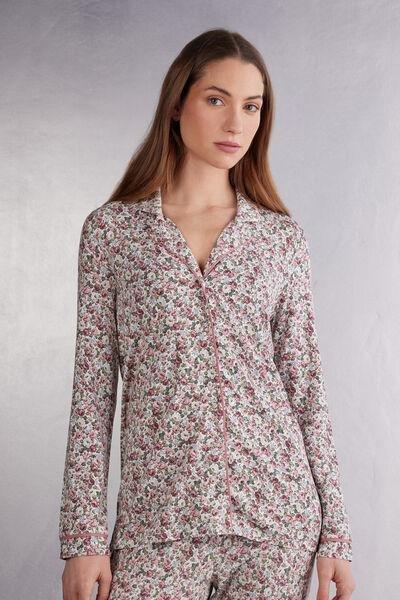 Multicolour Button-Up Top, , large image number 0
