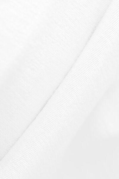 White Boat-Neck Ultralight Cotton Top, White, large image number 4