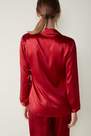 Intimissimi - Red Mannish-Cut Jacket In Silk Satin