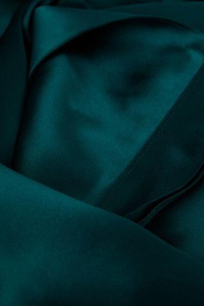 Pink Mannish-Cut Silk Pyjama Top, Satin Pink, large image number 4